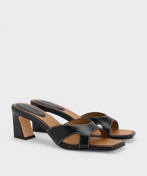CHARLES ＆ KEITH（チャールズ&キース） サンダル ミュール カットオフ