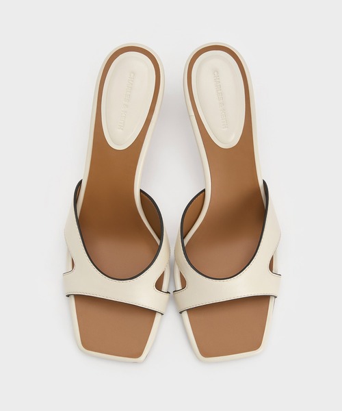 CHARLES ＆ KEITH（チャールズ&キース） サンダル ミュール カットオフ
