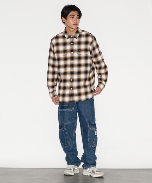 「Levi's」 カーゴパンツ 30inch ブラック メンズの画像