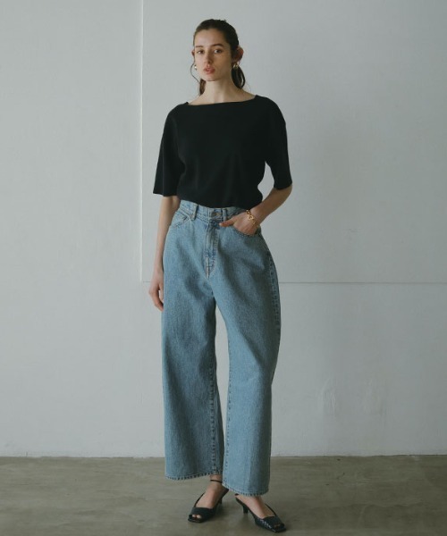 「ETRE TOKYO」 デニムパンツ M ブルー レディースの画像