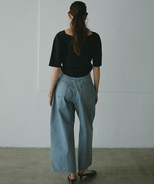 「ETRE TOKYO」 デニムパンツ M ブルー レディースの画像