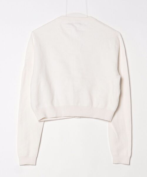 「CABaN」 ニットカーディガン X-SMALL ホワイト レディースの画像