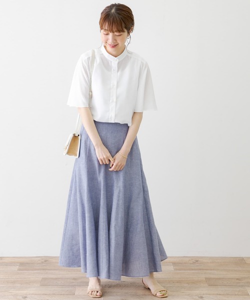 「URBAN RESEARCH Sonny Label」 半袖ブラウス FREE ホワイト レディース_画像5