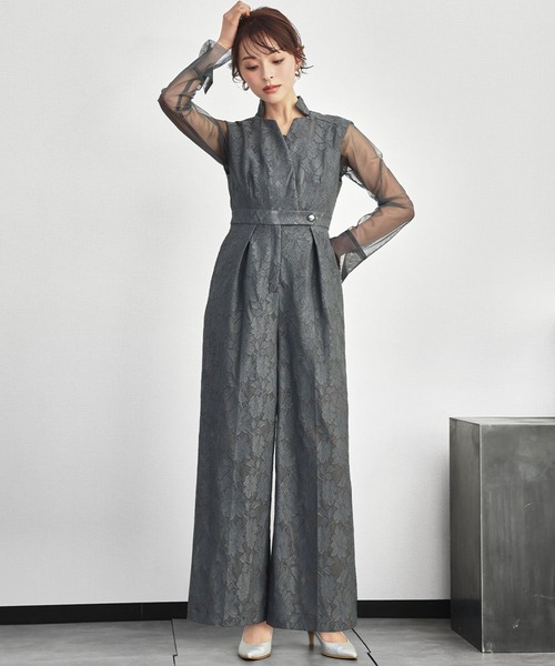 GIRL DRESS FOR NOW パーティードレス パンツドレス ボンディング