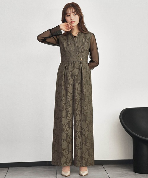 GIRL DRESS FOR NOW パーティードレス パンツドレス ボンディング