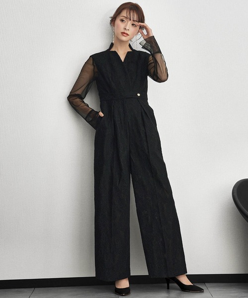GIRL DRESS FOR NOW パーティードレス パンツドレス ボンディング
