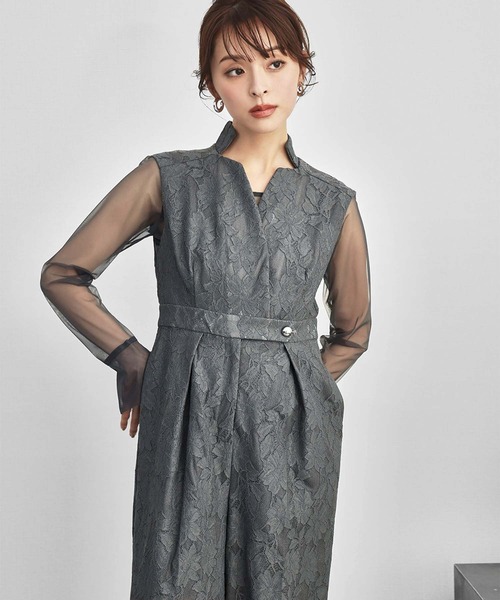 GIRL DRESS FOR NOW パーティードレス パンツドレス ボンディング