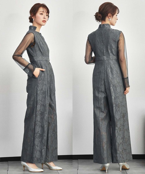 GIRL DRESS FOR NOW パーティードレス パンツドレス ボンディング