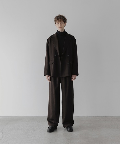 「remer」 テーラードジャケット LARGE ブラック メンズの画像