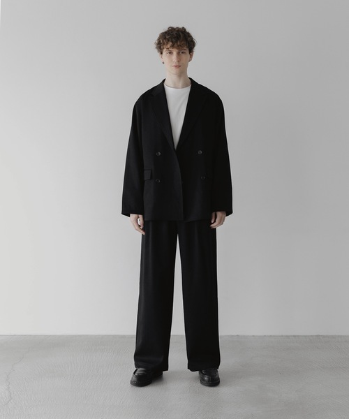 「remer」 テーラードジャケット LARGE ブラック メンズの画像