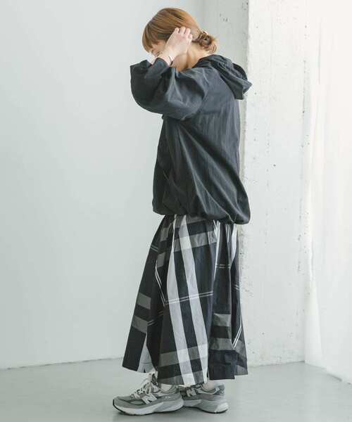 「ITEMS URBANRESEARCH」 フレアスカート FREE ブルー系その他 レディース_画像4