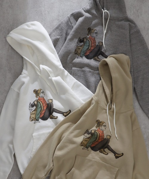 「The Endless Summer」 プルオーバーパーカー X-LARGE ベージュ メンズ_画像6