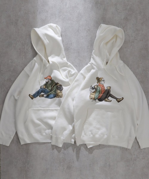 「The Endless Summer」 プルオーバーパーカー X-LARGE ベージュ メンズ_画像7
