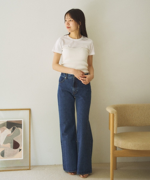 「Plage」 半袖Tシャツ FREE ホワイト レディース_画像2