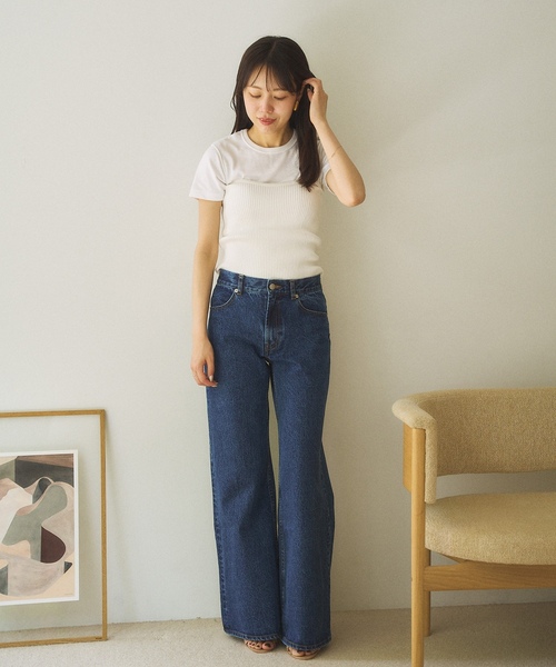 「Plage」 半袖Tシャツ FREE ホワイト レディース_画像3