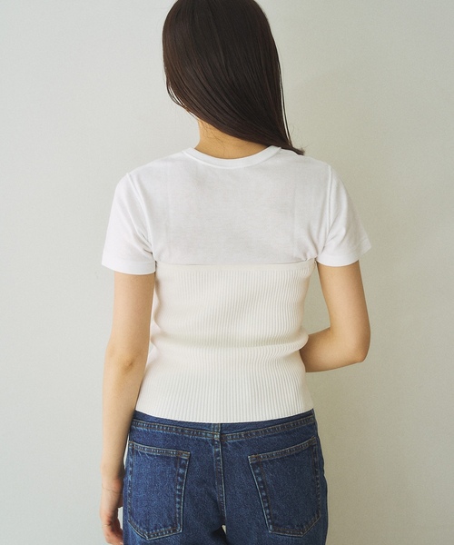 「Plage」 半袖Tシャツ FREE ホワイト レディース_画像6