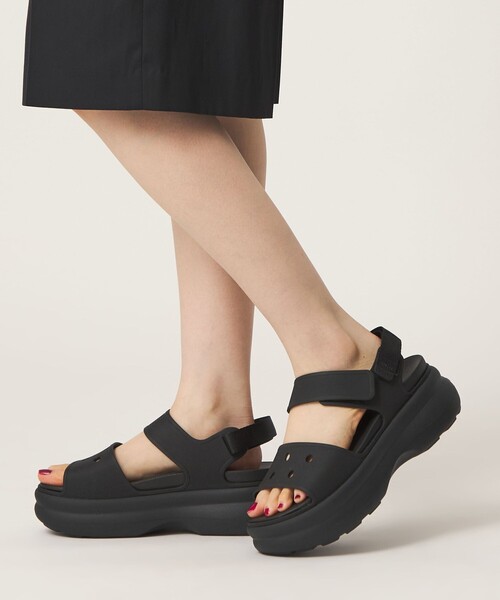 crocs（クロックス） 厚底 サンダル SOHO Y-ST SD レディース