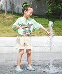 パンツ 「UVカット/撥水」水陸両用フリルパン...の詳細画像1