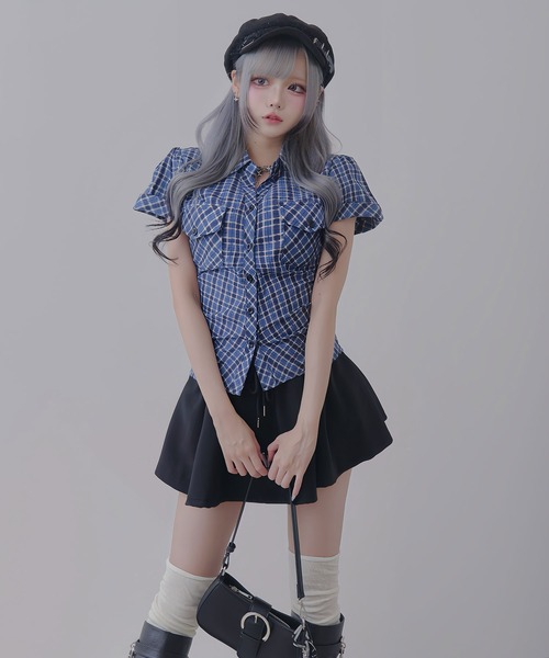 Diable baiser（ディアブルベーゼ） ブラウス シャツ Y2K レトロ