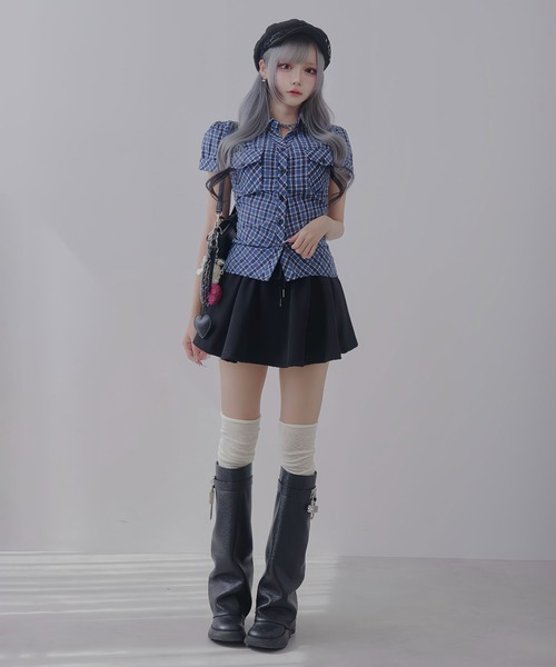 Diable baiser（ディアブルベーゼ） ブラウス シャツ Y2K レトロ