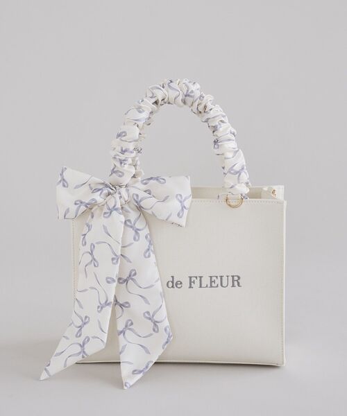 Maison de FLEUR（メゾンドフルール） ハンドバッグ スカーフ付き