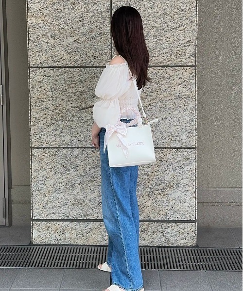 Maison de FLEUR（メゾンドフルール） ハンドバッグ スカーフ付き