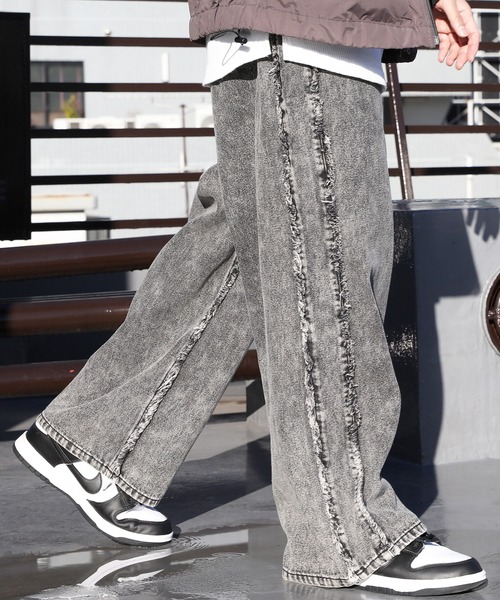「8(eight)」 「Jungle Storm」デニムパンツ MEDIUM レッド メンズ_画像2