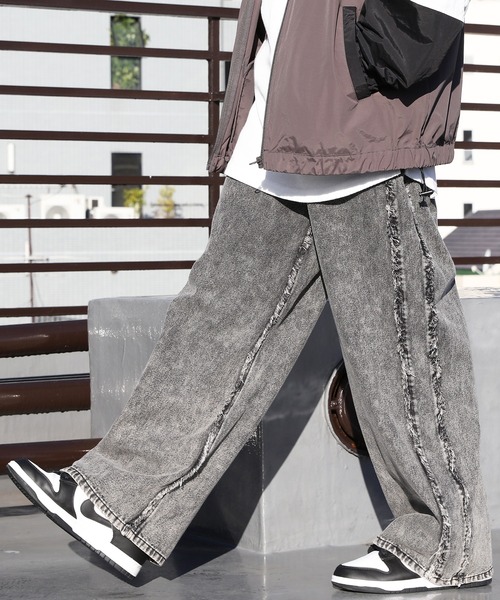 「8(eight)」 「Jungle Storm」デニムパンツ MEDIUM レッド メンズ_画像3