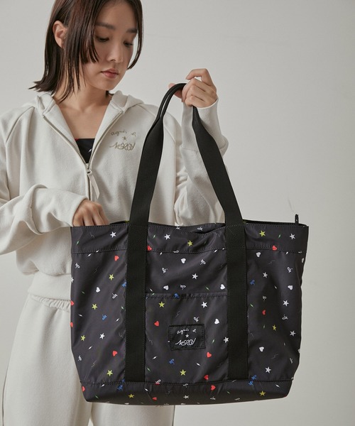 agnes b.（アニエスベー） トートバッグ FREE ブラック系その他2