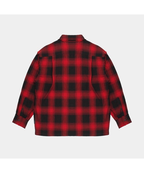「APPLEBUM」 長袖シャツ LARGE ホワイト×ブラック メンズ_画像6
