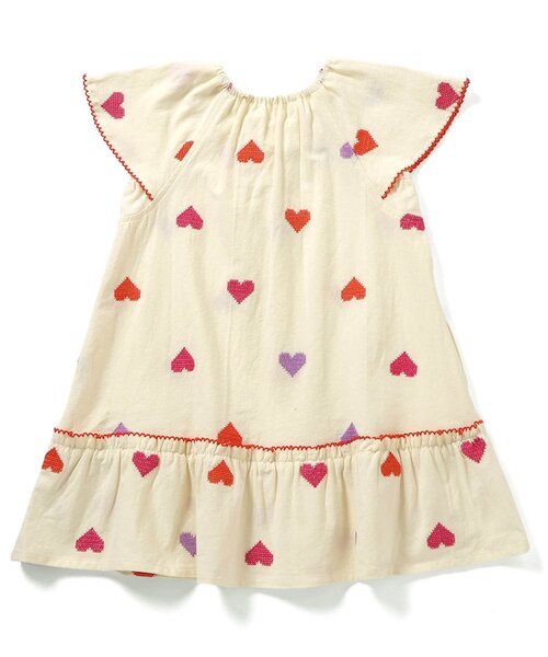 「apres les cours」 「KIDS」半袖ワンピース 110 インディゴブルー キッズ_画像8