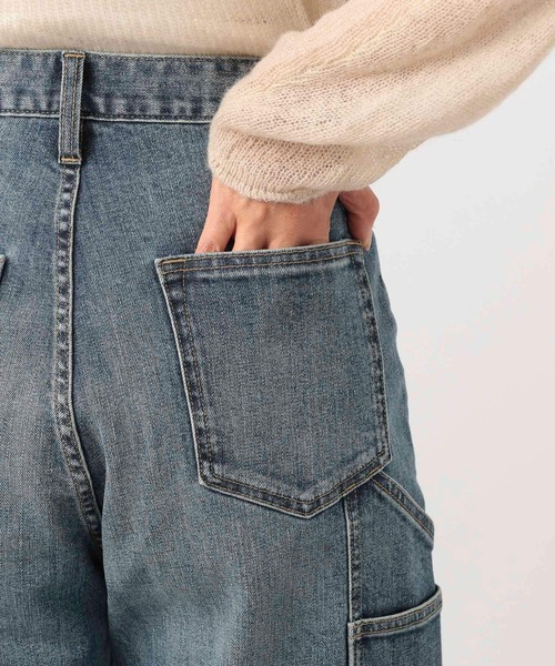 「BARNYARDSTORM」 デニムパンツ 0 ダークブルー レディース_画像8