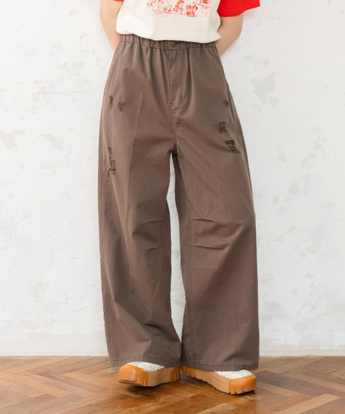 「eLur」 カーゴパンツ LARGE カーキ レディース_画像2