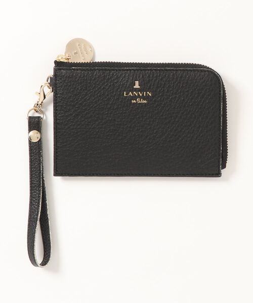 【LANVIN en Bleu】キーリング付きマルチケース LANVIN en Bleu メラニー キーリング付きマルチケース
