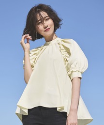 RUIRUE BOUTIQUE ブラウス シャツ 洗える ｜ スタンドカラー