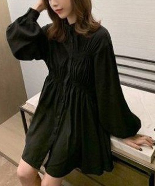 gossip!ロサンゼルス シャツワンピース スリーブチュニック