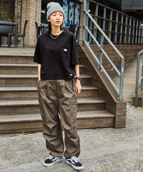 Dickies　ディッキーズ　Tシャツ　半袖　ロゴ　レディース ディッキーズ(Dickies) レディースTシャツ・カットソー | 通販