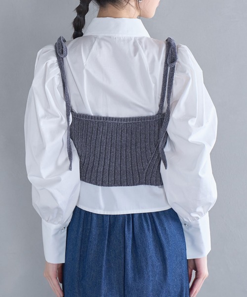 VIS キャミソール モールニットビスチェ : ZOZOTOWN Yahoo!店