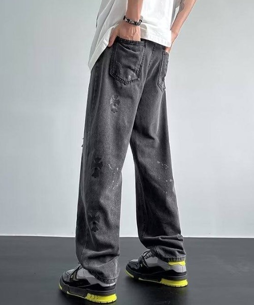 MGV（エムジーヴィー） ジーンズ ストリートクロスロゴデニム メンズ