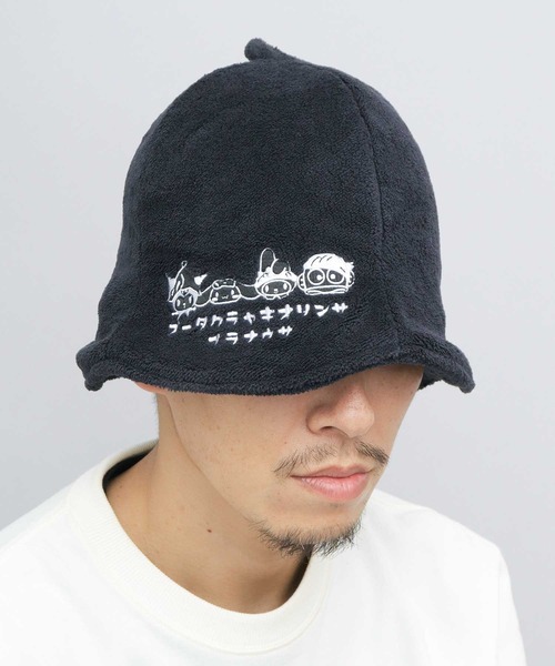 【Chloe】デニムバケットハット(サンリオコラボ) マイメロ 帽子 Chloe】デニムバケットハット(サンリオコラボ) マイメロ 帽子