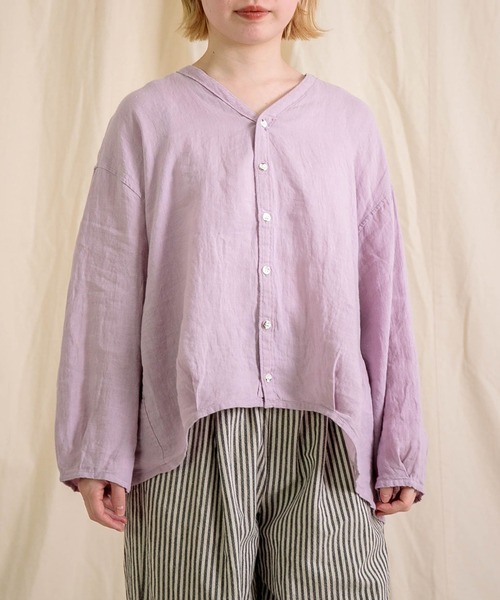 Brocante ブラウス シャツ 「Brocante / ブロカント」 リネン