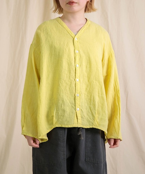 Brocante ブラウス シャツ 「Brocante / ブロカント」 リネン