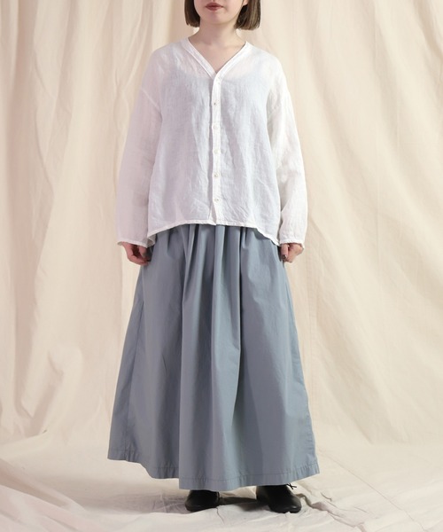 Brocante ブラウス シャツ 「Brocante / ブロカント」 リネン