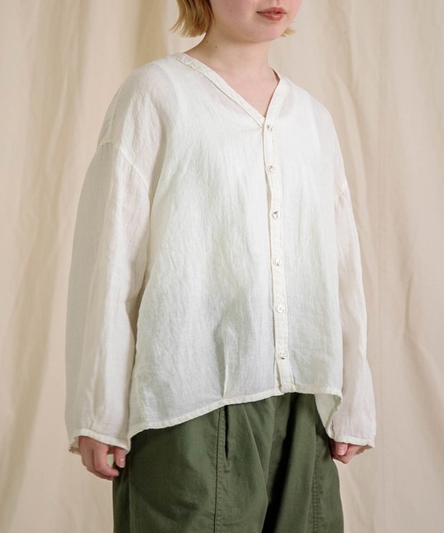 Brocante ブラウス シャツ 「Brocante / ブロカント」 リネン 