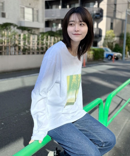 tシャツ 「ZOZOTOWN限定」LHP×彩雪 / PHOTO PRINT ORGANIC LONG SLEEVE TEE / フォトプリントオーガニ L.H.P tシャツ 「ZOZOTOWN限定」LHP×彩雪 / PHOTO PRINT ORGANIC