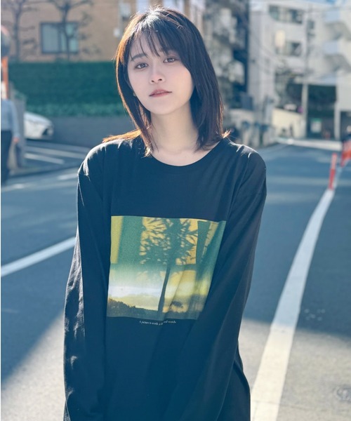 tシャツ 「ZOZOTOWN限定」LHP×彩雪 / PHOTO PRINT ORGANIC LONG SLEEVE TEE / フォトプリントオーガニ