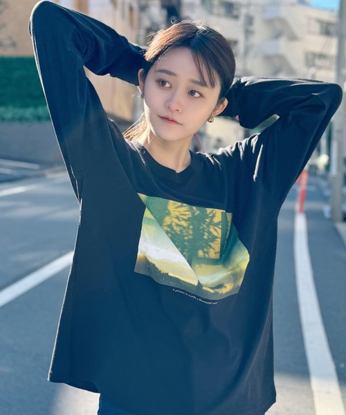 tシャツ 「ZOZOTOWN限定」LHP×彩雪 / PHOTO PRINT ORGANIC LONG SLEEVE TEE / フォトプリントオーガニ L.H.P tシャツ 「ZOZOTOWN限定」LHP×彩雪 / PHOTO PRINT ORGANIC