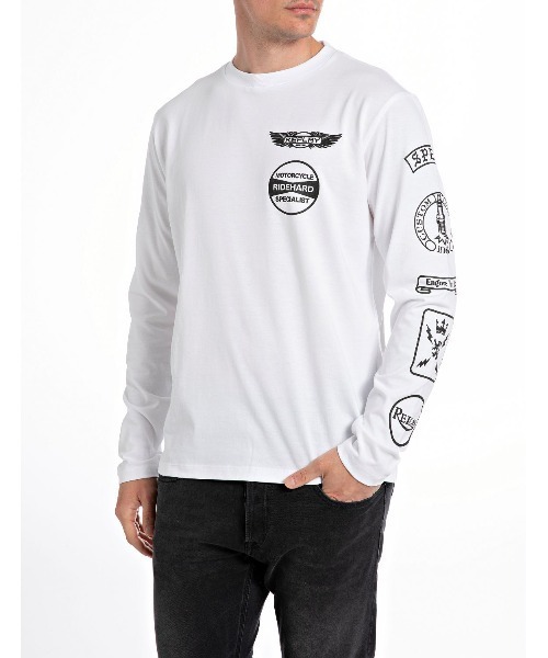 REPLAY（リプレイ） tシャツ オープンエンドジャージーモーター