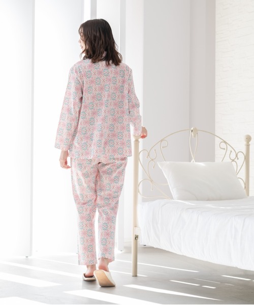 LIBERTY FABRICS リバティ イルマ 花柄パジャマ ルームウェア LIBERTY.（リバティ） パジャマ ルームウェア 「LIBERTY」テンジク
