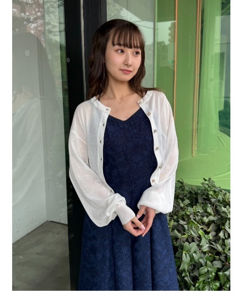 新品未使用　ジャガードキャミソールオールインワン　オーバオール Re:EDIT オールインワン 「MEISM by Re:EDIT」「低身長/高身長